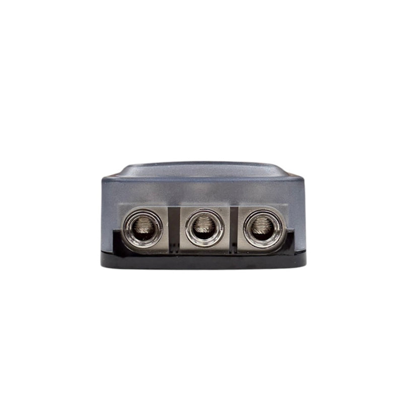 Audio Xtreme Code AXC-3ANL-FHD Fused Distribution Block (3) 0GA/4GA In & (3) 0GA/4GA Out Audio Xtreme Code