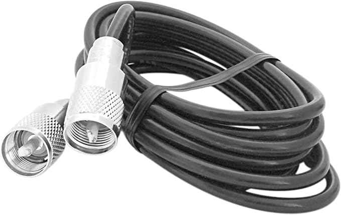 Accessories Unlimited Nine Foot Rg58Au Coax Cable With 2 Pl259S AUPP9 Accesories Unlimited