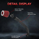 Air Intake Kit For 1991-1994 Nissan 240SX S13 with 2.4L 4-cylinder Engine (Coupe, Hatchback, Convertible)