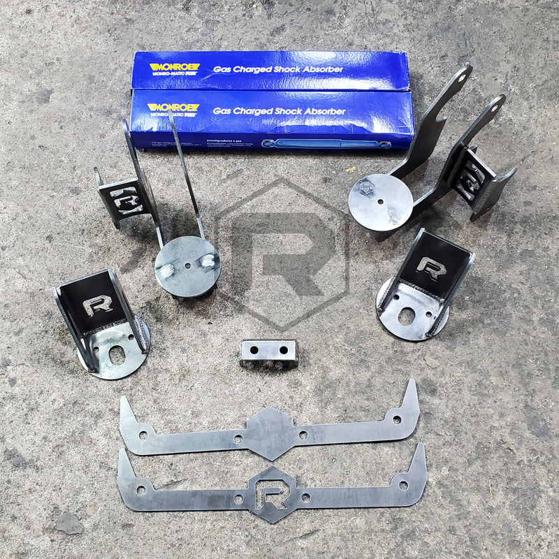 2007-2013 Silverado Sierra Reklez Rear Air Bag Upgrade Kit