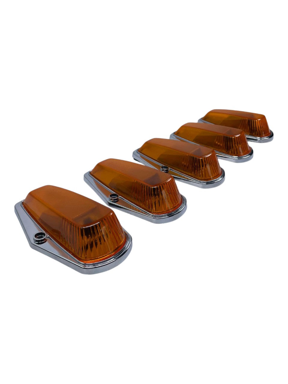 Complete Performance Amber Chrome Cab Light Kit - BLEM - 1973-1997 Ford F-Series & Bronco Complete Performance