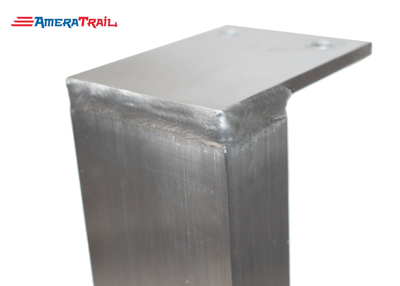 Aluminum Weld on Bunk Brackets, Available in Different Sizes - Includes 2 Stainless Steel Lag Bolts
