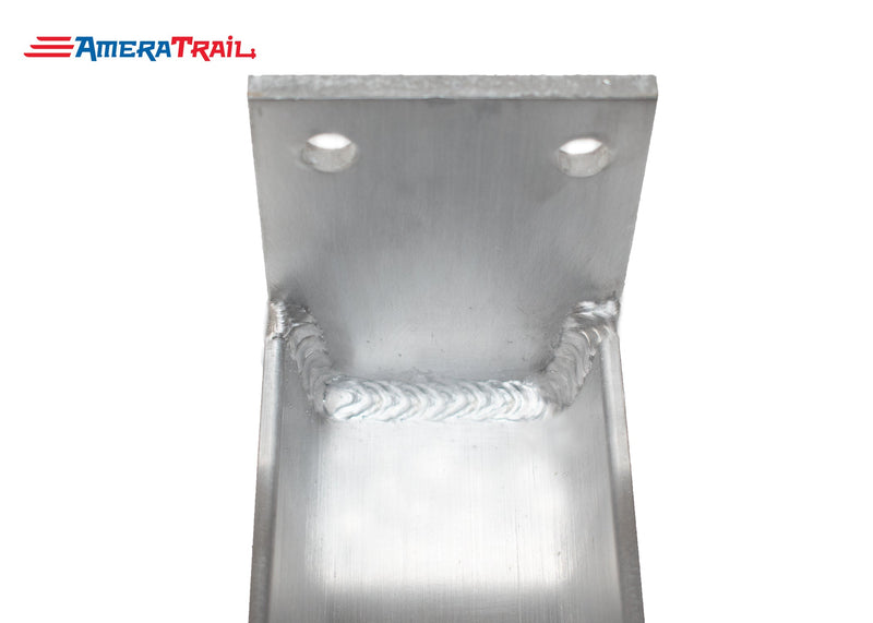 Aluminum Weld on Bunk Brackets, Available in Different Sizes - Includes 2 Stainless Steel Lag Bolts