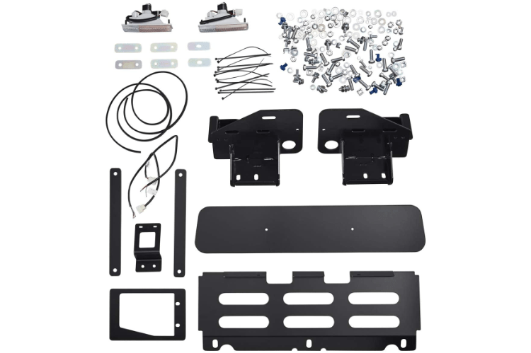ARB 3436030 Ford F250/F350 Superduty 1999-2004 Deluxe Front Bumper Winch Ready with Grille Guard, Black Powder Coat Finish