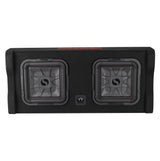 Kicker Dual Down-Firing 12" L7T 2-Ohm Subwoofer Enclosure | Universal Fitment