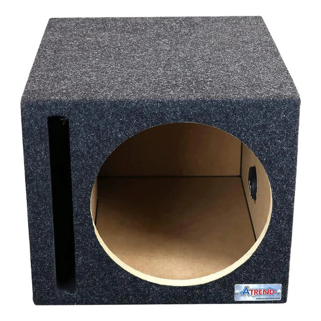 Atrend 12SQV-12" Single Vented Subwoofer Box Moon Car Stereo