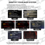 10.25" DIZZPLAY for AUDI Q5 (8R) 2008-2017 equipped with the 3G MMI system - LHD ZZ2