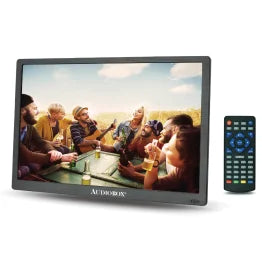 Audiobox® 15.4-In. 1200 x 800 HD Portable Rechargeable LCD TV with Remote and Car Charger TekShack