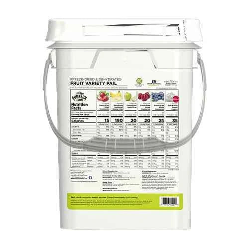 Fruit Variety Pail with Spiff-E-Whip & Recipe Book TekShack