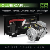 EB Power AC Kit / 350A + 4kW (GREAT TORQUE) / Club Car Precedent / 2009+ / 6 Passenger