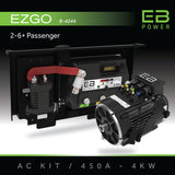 EB Power AC Kit / 450A + 4kW (BETTER TORQUE) / EZGO / 2-6+ Passenger