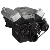 GM BB Standard Deck Compatible Front Accessory Drive - V-Belt with Alternator | Power Steering | Water Pump | Brackets and Bolts