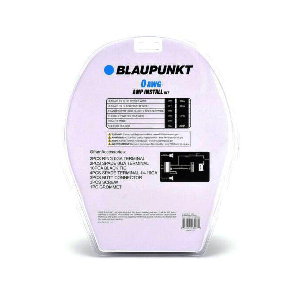 B-BMK00 Blaupunkt 4AWG Wiring Kit Blaupunkt