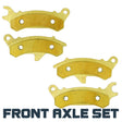 Kawasaki Ridge/Ridge Crew KWF 1000 2024-2026 Brass Brake Pad Set Traild