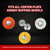 Insertable Safety Flanges for High Speed Polishing (For Buffing Wheels WITH Center Plates)