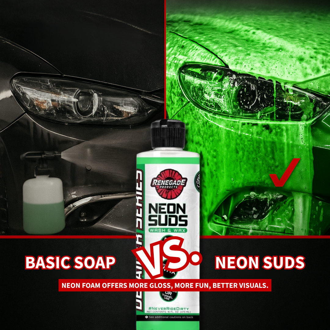 Neon Suds Colored Wash & Wax