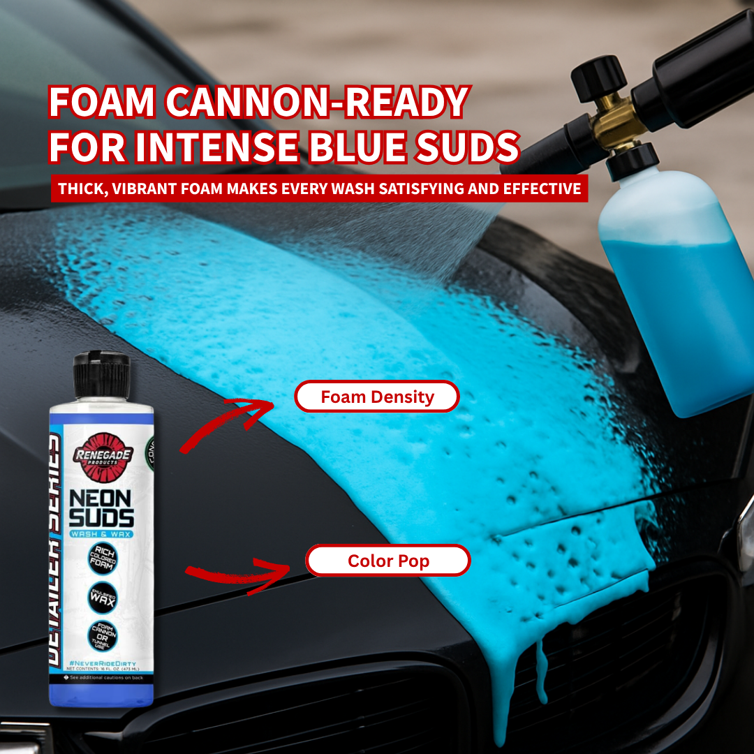Neon Suds Colored Wash & Wax