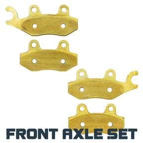 Yamaha Raptor 700 2006-2012 Brass Brake Pad Front Axle Set Traild