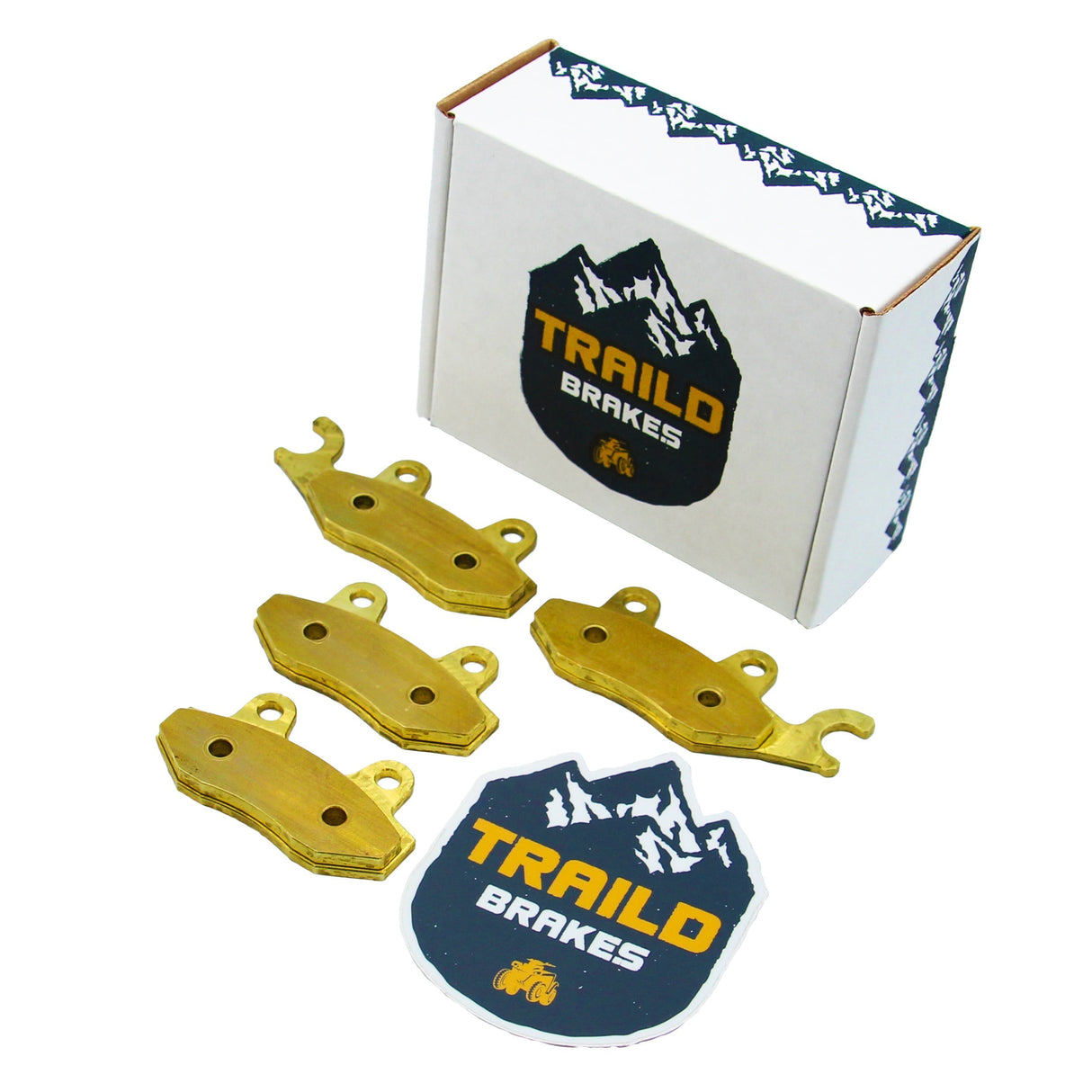 Yamaha Raptor 700 2006-2012 Brass Brake Pad Front Axle Set Traild