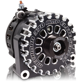 Mechman 370 Amp Black Billet Alternator for 14-18 GM Truck Mechman