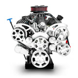 Ford Small Block Compatible 302 c.i. Engine and TKX Manual Transmission - 370 Horsepower - Standard Edition Builder Series - Polished Pulley Kit - Fuel Injected