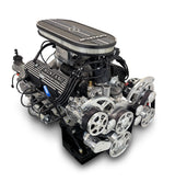 Ford Small Block Compatible 347 c.i. Engine and TKX Manual Transmission - 415 Horsepower - Mustang Edition Builder Series - Polished Pulley Kit - Fuel Injected