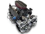 Ford Small Block Compatible 347 c.i. Engine and TKX Manual Transmission - 415 Horsepower - Standard Edition Builder Series - Polished Pulley Kit - Fuel Injected