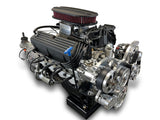Ford Small Block Compatible 347 c.i. Engine and TKX Manual Transmission - 415 Horsepower - Standard Edition Builder Series - Polished Pulley Kit - Fuel Injected