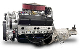 GM Small Block Compatible 383 c.i. Engine and TKX Manual Transmission - 436 Horsepower - Standard Edition Builder Series - Polished Pulley Kit - Carbureted