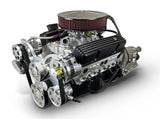 GM Small Block Compatible 400 c.i. Engine and 700R4 Automatic Transmission - 500 Horsepower - Standard Edition Builder Series - Polished Pulley Kit - Carbureted