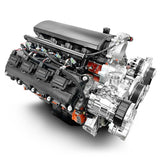 Chrysler Hemi Compatible 426 c.i. Engine and TKX Manual Transmission - 610 Horsepower - Standard Edition Builder Series - Polished Pulley Kit - Fuel Injected