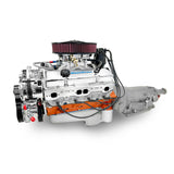 GM Small Block Compatible 454 c.i. Engine and 700R4 Automatic Transmission - 563 Horsepower - Standard Edition Builder Series - Polished Pulley Kit - Carbureted
