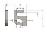 Weld on recovery hook.
