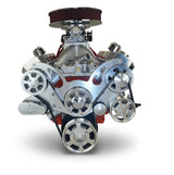 GM Big Block Compatible 632 c.i. Pro Series Engine and 4L80E Automatic Transmission - 815 Horsepower - Standard Edition Builder Series - Polished Pulley Kit - Carbureted