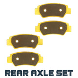 CFMoto U10 PRO/U10XL PRO 2025-2026 Brass Brake Pad Set Traild