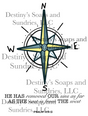 Compass Psalm 103:12 T-Shirt Destiny's Soaps & Sundries, LLC