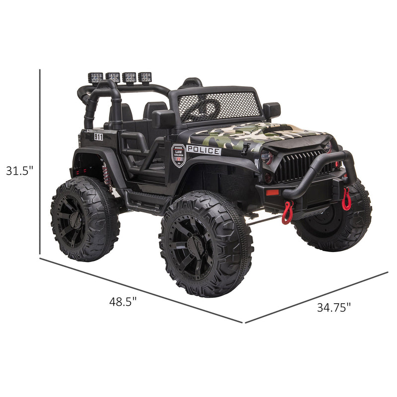 Electric Kids UTV Truck with Bluetooth Music and Dual Motors