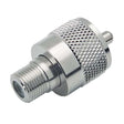 Coaxial Adapter, F-Female / UHF Male (PL259) TekShack
