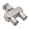 Coaxial 50 Ohm Y Adapter, BNC Female / Male / Female TekShack