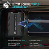 Banda Electra BASS 12K Car Amplifier 12000 Watts RMS 1 Ohms BANDA