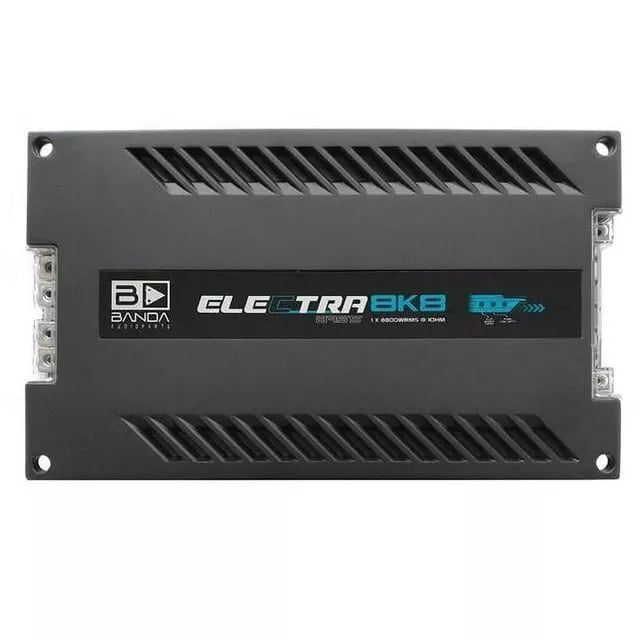 Banda Electra BASS 8k1 Car Amplifier 8800 Watts RMS 1 Ohms BANDA
