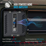 Banda Módulo Amplificador Digital Banda Electra Bass 3K1-1 Canal - 3750 Watts RMS - 1 Ohm BANDA