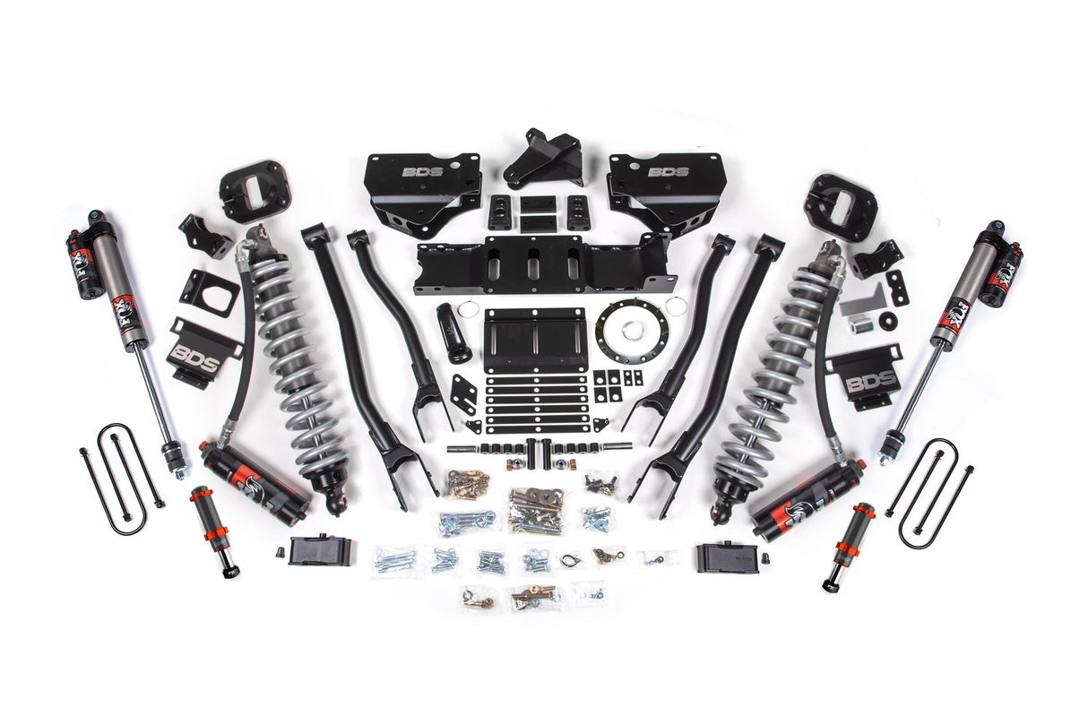 4 Inch Lift Kit w/ 4-Link | FOX 2.5 Coil-Over Conversion - Performance Elite | Ram 3500 (19-24) 4WD | Diesel BDS Suspension