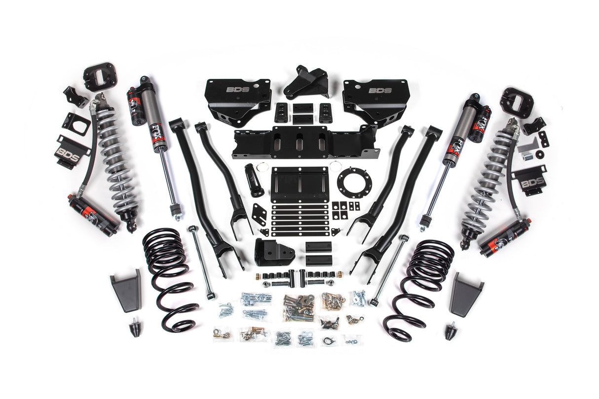 4 Inch Lift Kit w/ 4-Link | FOX 2.5 Coil-Over Conversion - Performance Elite | Ram 2500 (19-24) 4WD | Diesel BDS Suspension