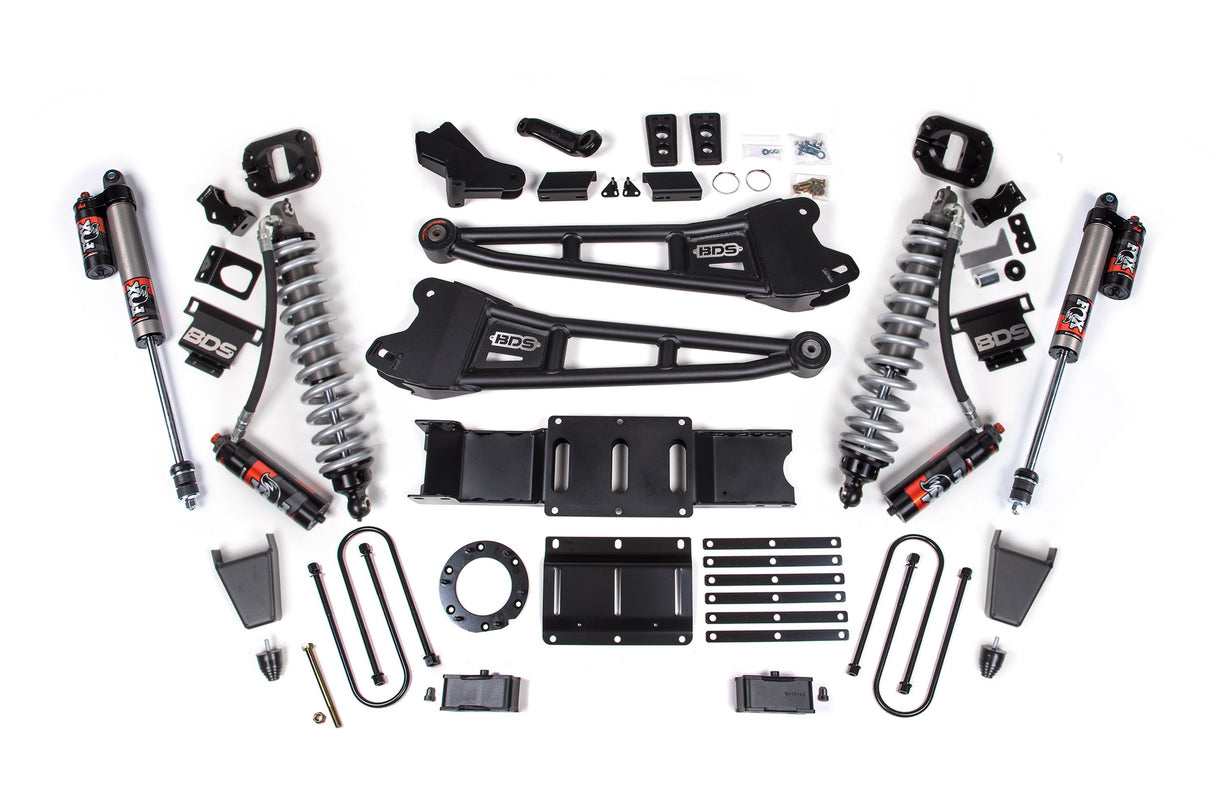 4 Inch Lift Kit w/ Radius Arm | FOX 2.5 Coil-Over Conversion - Performance Elite | Ram 3500 (19-24) 4WD | Diesel BDS Suspension