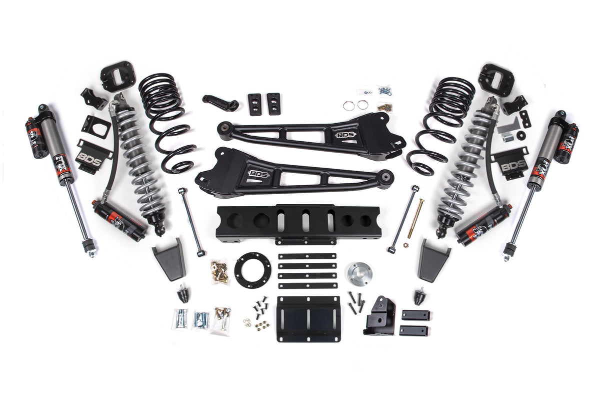 6 Inch Lift Kit w/ 4-Link | FOX 2.5 Coil-Over Conversion - Performance Elite | Ram 3500 (13-18) 4WD | Diesel BDS Suspension