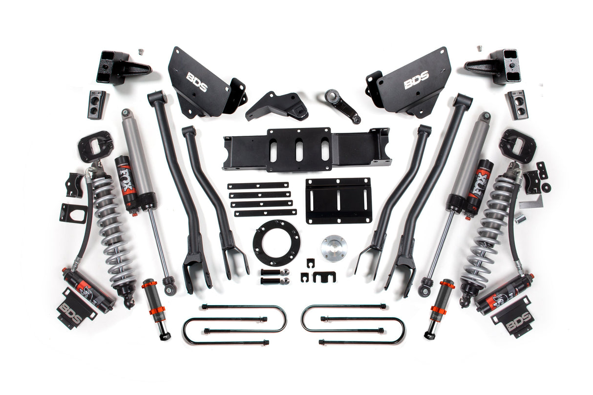 6 Inch Lift Kit w/ 4-Link | FOX 2.5 Coil-Over Conversion - Performance Elite | Ram 3500 (13-18) 4WD | Diesel BDS Suspension