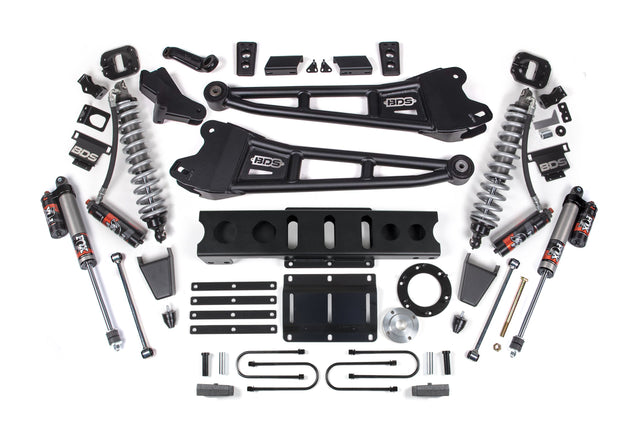 4 Inch Lift Kit w/ Radius Arm | FOX 2.5 Coil-Over Conversion - Performance Elite | Ram 3500 (13-18) 4WD | Diesel BDS Suspension