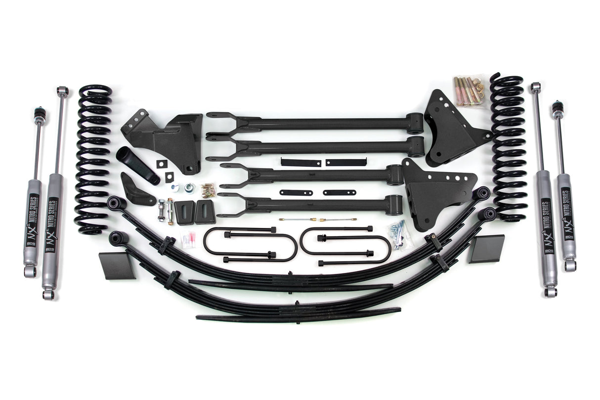 8 Inch Lift Kit w/ 4-Link | Ford F250/F350 Super Duty (08-10) 4WD | Diesel BDS Suspension