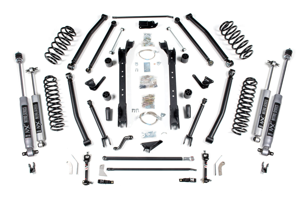 6.5 inch long arm lift kit | Jeep Wrangler TJ and TJ Rubicon | 1997-2006 BDS Suspension